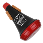 Humes & Berg Trumpet Mute Aluminum Black & Red