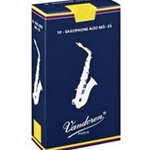 Vandoren Box of Ten Reeds for Alto Saxophone- Choose Strength