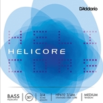 D'Addario Helicore Pizzicato 3/4 String set for Bass