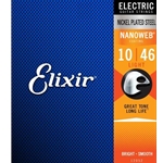 Elixir Electric Nickel Plated Steel w/ Nanoweb Coating Electric Guitar Strings