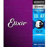 Elixir Acoustic 80/20 Bronze w/ Polyweb Coating
