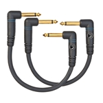 D'Addario Custom Series Patch Cable- 2 Pack
