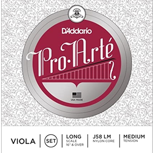 D'Addario Pro-Arté Viola Strings