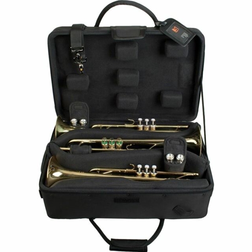 Protec Triple Horn Case w/ Wheels- IPAC