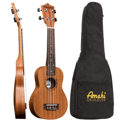 Amahi UK210KK Mahogany Arched Back Travel Size Uke