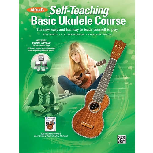 Alfred's Self-Teaching Basic Ukulele Course Book