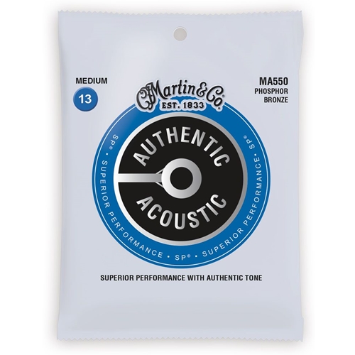 Martin Authentic Acoustic Guitar Strings MA550 Phosphor Bronze