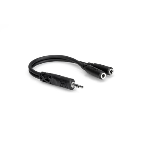 Y Cable 3.5 mm TRS to Dual 3.5 mm TRSF