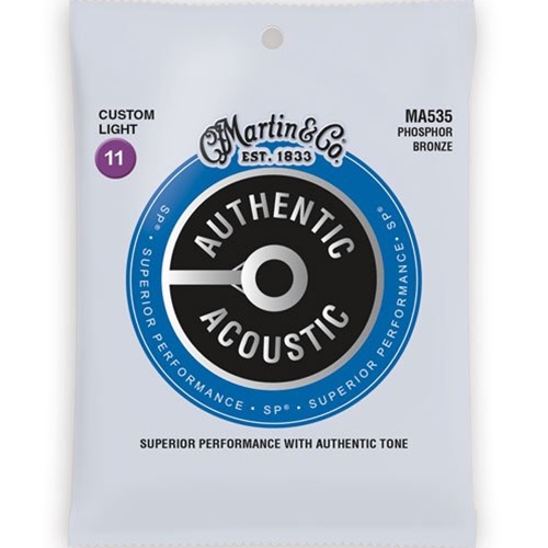Martin Authentic Acoustic SP Guitar Strings Phosphor Bronze