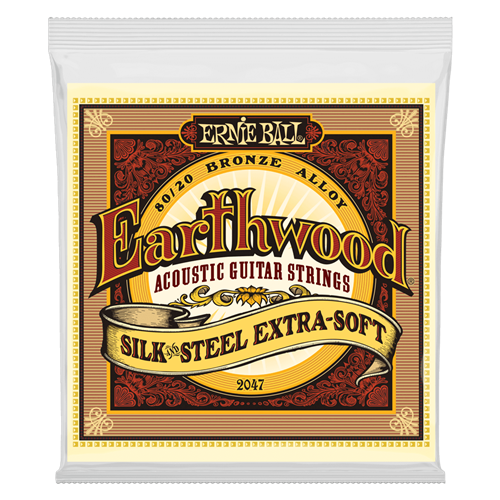 Earthwood Silk & Steel Extra Soft 80/20 Bronze Acoustic Guitar Strings