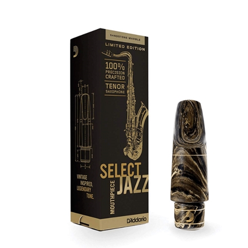 D'Addario Select Jazz Tenor Saxophone Marble Mouthpiece- 6M or 7M