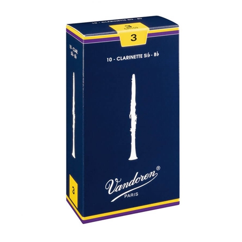 Vandoren Traditional Clarinet Reeds- Choose Strength